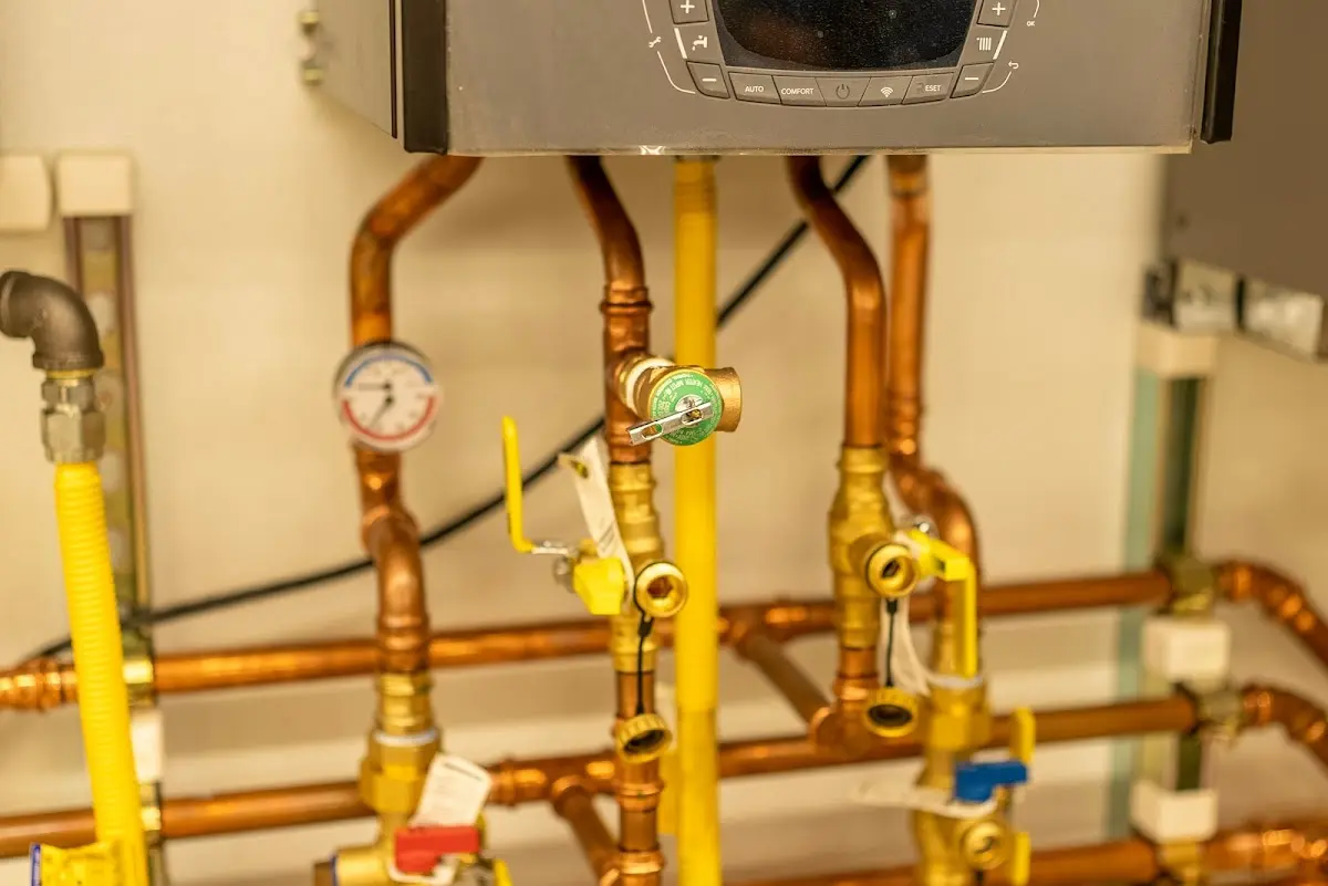 Licensed technician providing Slab Leak Repair for a homeowner in Falls Church